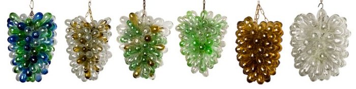 recycled glass lamps